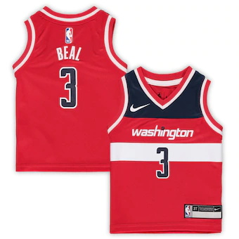 toddler bradley beal red washington wizards swingman jersey-345